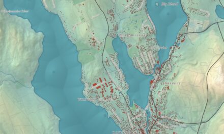 Beautifully Detailed Map of Laconia, New Hampshire