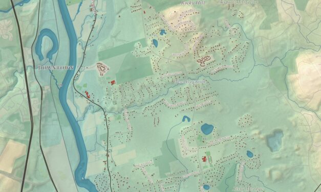 Beautifully Detailed Map of Litchfield, New Hampshire
