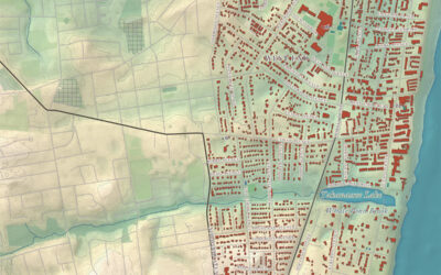 Beautifully Detailed Map of Long Branch, New Jersey