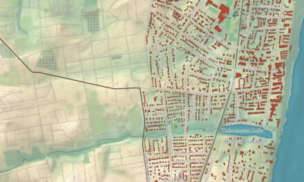 Beautifully Detailed Map of Long Branch, New Jersey