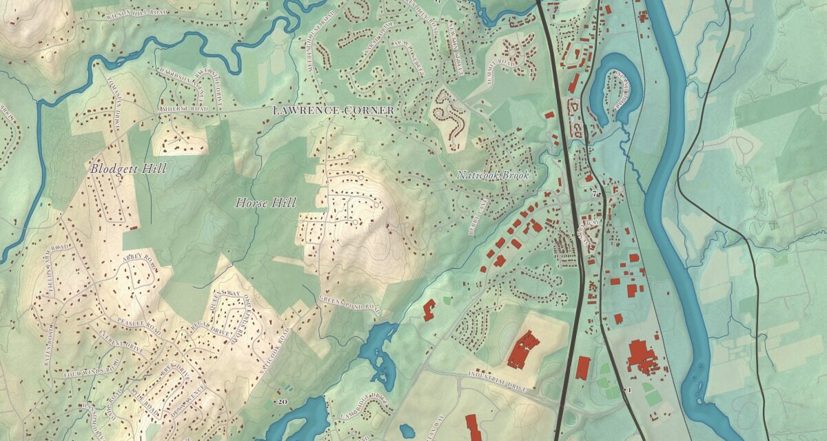 Beautifully Detailed Map of Merrimack, New Hampshire
