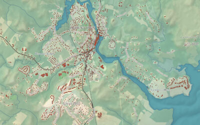 Beautifully Detailed Map of Newmarket, New Hampshire