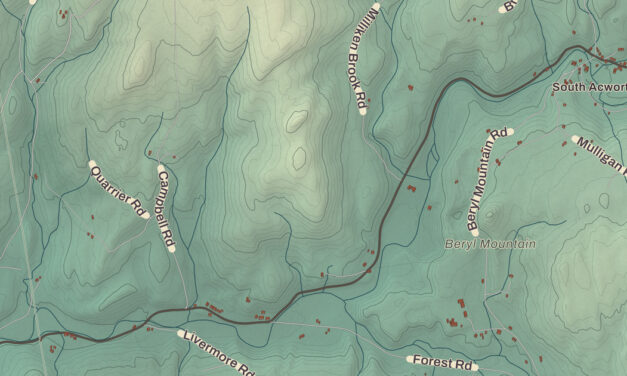 Beautifully Detailed Map of Acworth, New Hampshire