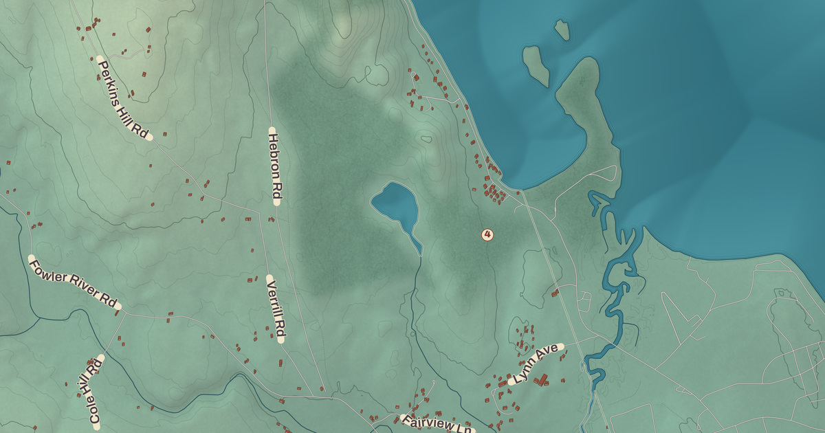 Beautifully Detailed Map of Alexandria, New Hampshire