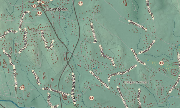Beautifully Detailed Map of Amherst, New Hampshire