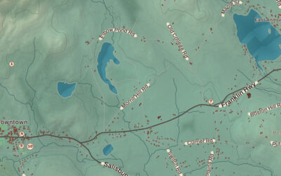 Beautifully Detailed Map of Andover, New Hampshire