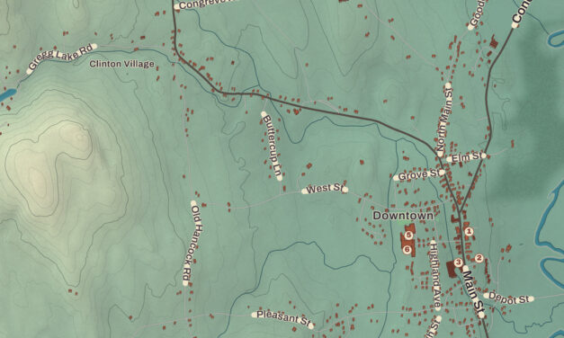 Beautifully Detailed Map of Antrim, New Hampshire