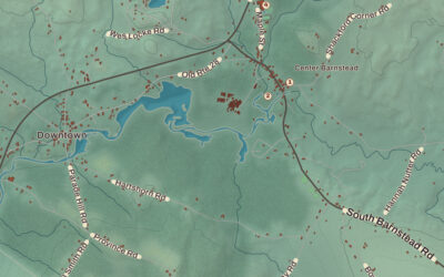 Beautifully Detailed Map of Barnstead, New Hampshire