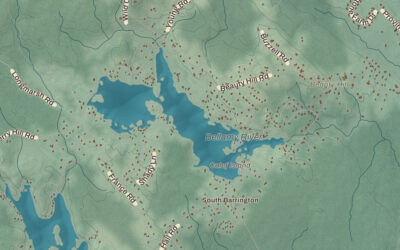 Beautifully Detailed Map of Barrington, New Hampshire