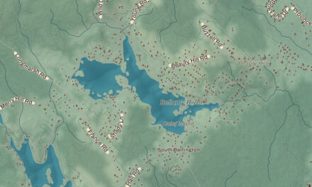 Beautifully Detailed Map of Barrington, New Hampshire