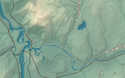 Beautifully Detailed Map of Bath, New Hampshire