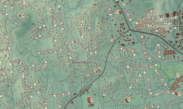 Beautifully Detailed Map of Bedford, New Hampshire