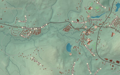 Beautifully Detailed Map of Belmont, New Hampshire