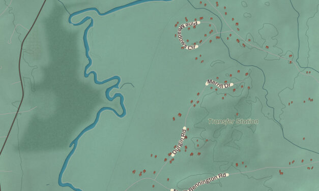 Beautifully Detailed Map of Bennington, New Hampshire