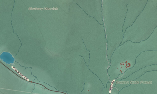 Beautifully Detailed Map of Benton, New Hampshire
