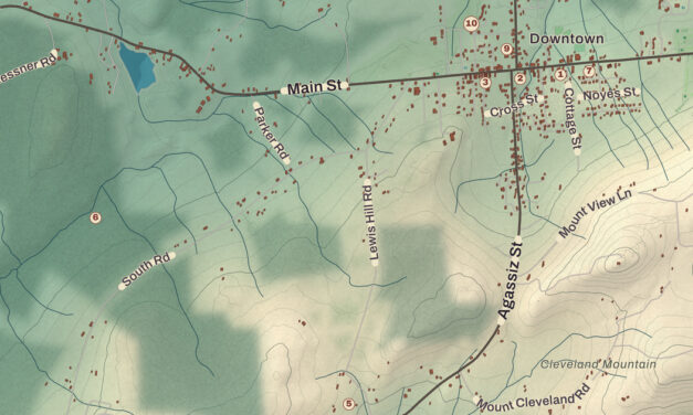 Beautifully Detailed Map of Bethlehem, New Hampshire