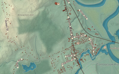 Beautifully Detailed Map of Boscawen, New Hampshire