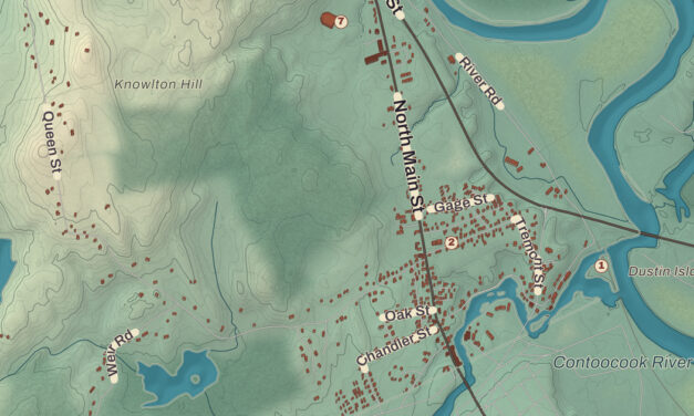 Beautifully Detailed Map of Boscawen, New Hampshire