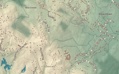 Beautifully Detailed Map of Bow, New Hampshire