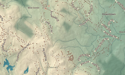 Beautifully Detailed Map of Bow, New Hampshire