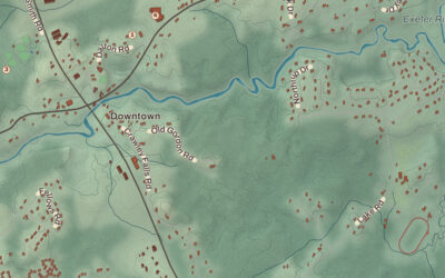Beautifully Detailed Map of Brentwood, New Hampshire