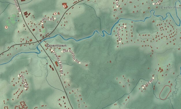 Beautifully Detailed Map of Brentwood, New Hampshire