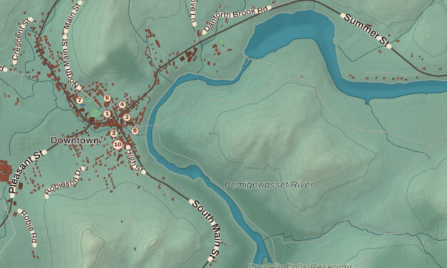 Beautifully Detailed Map of Bristol, New Hampshire