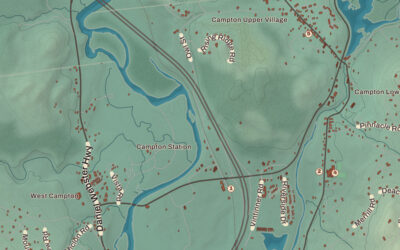 Beautifully Detailed Map of Campton, New Hampshire