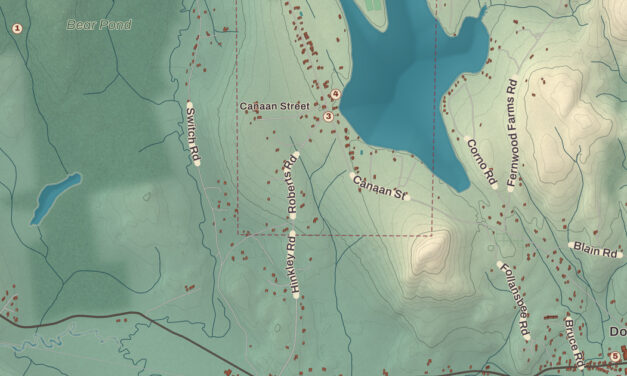 Beautifully Detailed Map of Canaan, New Hampshire