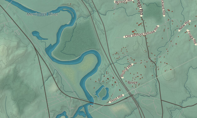Beautifully Detailed Map of Canterbury, New Hampshire
