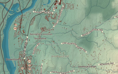 Beautifully Detailed Map of Charlestown, New Hampshire