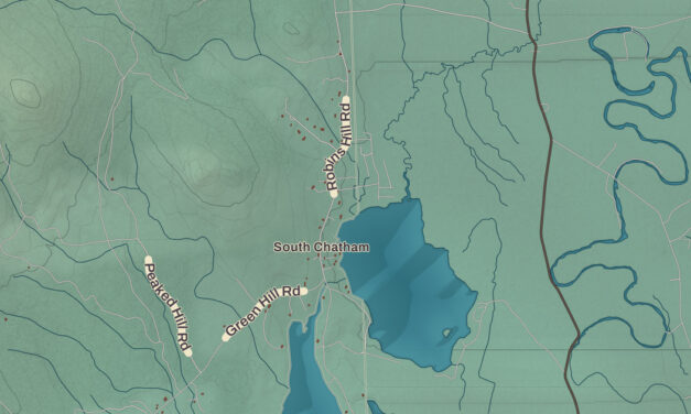 Beautifully Detailed Map of Chatham, New Hampshire