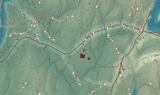 Beautifully Detailed Map of Chesterfield, New Hampshire