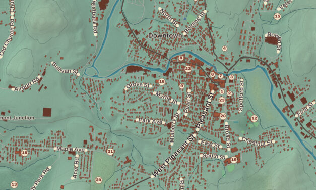 Beautifully Detailed Map of Claremont, New Hampshire