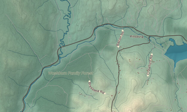 Beautifully Detailed Map of Clarksville, New Hampshire