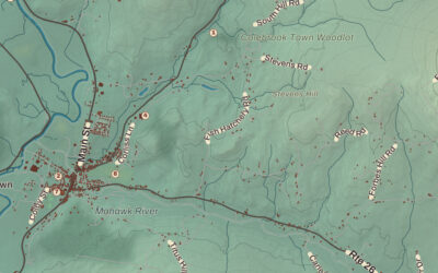 Beautifully Detailed Map of Colebrook, New Hampshire