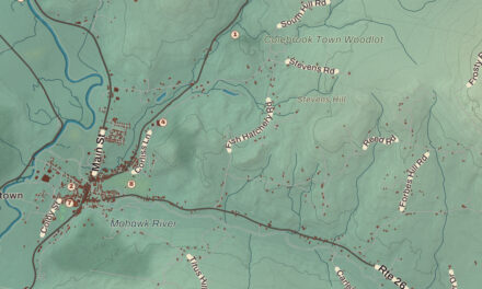 Beautifully Detailed Map of Colebrook, New Hampshire