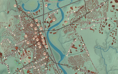 Beautifully Detailed Map of Concord, New Hampshire