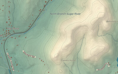 Beautifully Detailed Map of Croydon, New Hampshire