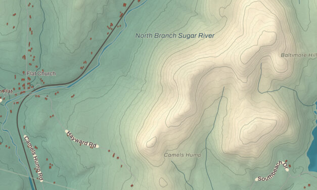 Beautifully Detailed Map of Croydon, New Hampshire
