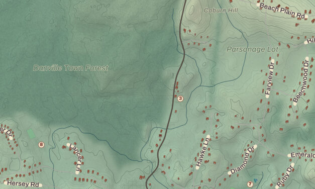 Beautifully Detailed Map of Danville, New Hampshire