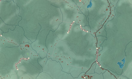 Beautifully Detailed Map of Deerfield, New Hampshire