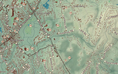 Beautifully Detailed Map of Derry, New Hampshire