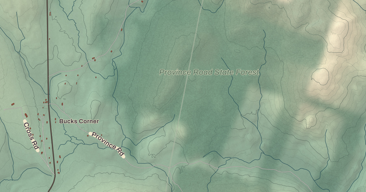 Beautifully Detailed Map of Dorchester, New Hampshire