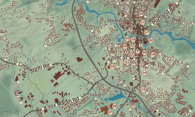 Beautifully Detailed Map of Dover, New Hampshire