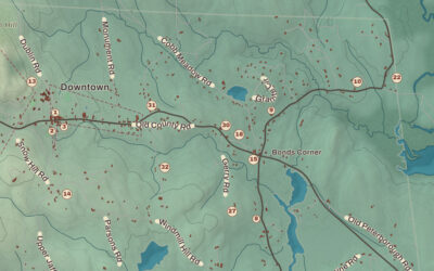 Beautifully Detailed Map of Dublin, New Hampshire