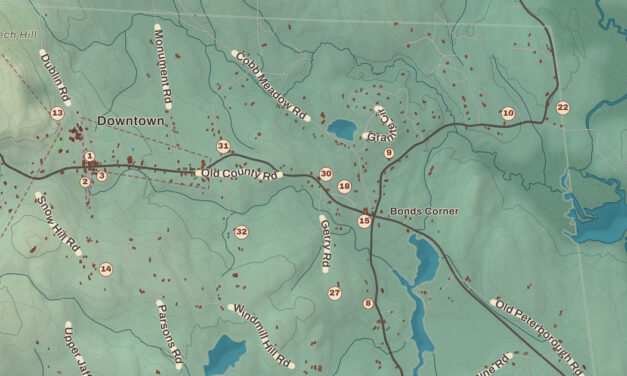 Beautifully Detailed Map of Dublin, New Hampshire