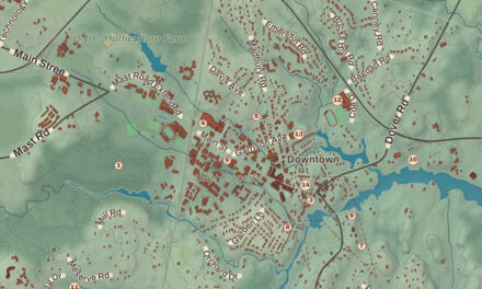 Beautifully Detailed Map of Durham, New Hampshire