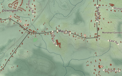 Beautifully Detailed Map of East Kingston, New Hampshire