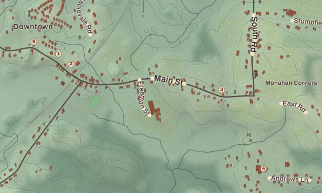 Beautifully Detailed Map of East Kingston, New Hampshire